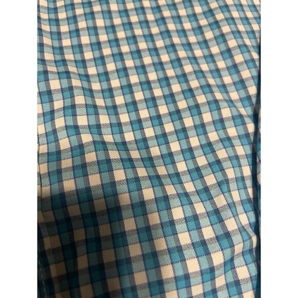 UNTUCKit Shirt Mens XXL Blue Check Button Up Long Sleeve Performance Stretch - Picture 2 of 7